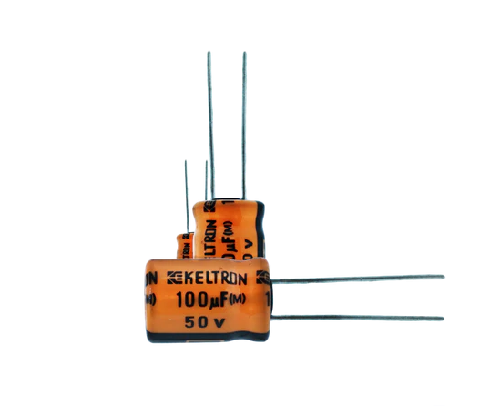 KELTRON 100 uF Radial Electrolytic Capacitor