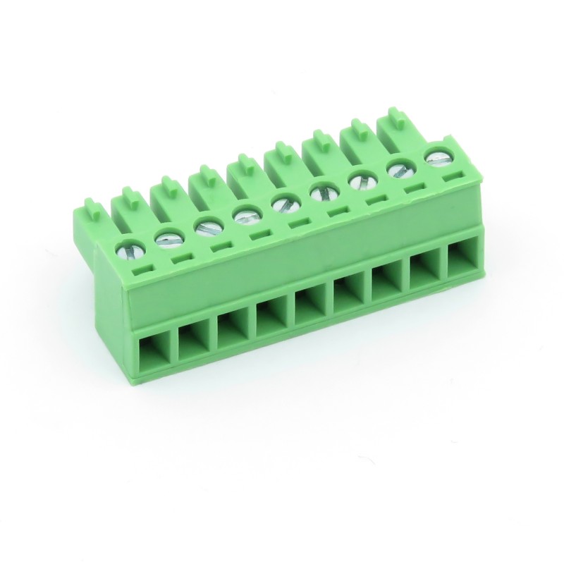 9-Pin COMBICON 3.81mm Right-Angle Female Connector (15EDGK-3.81-9P)