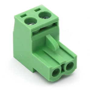 2-Pin Combicon 5.08mm Female Right-Angle Connector – IMP Series