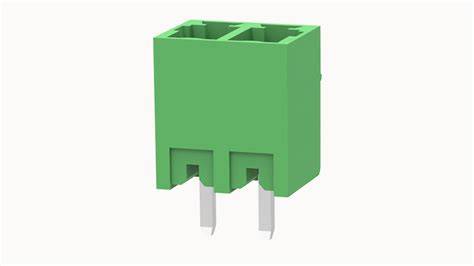 2-Pin Combicon Connector 3.81mm – Male, Straight, Model 15EDGV-3.81-2P