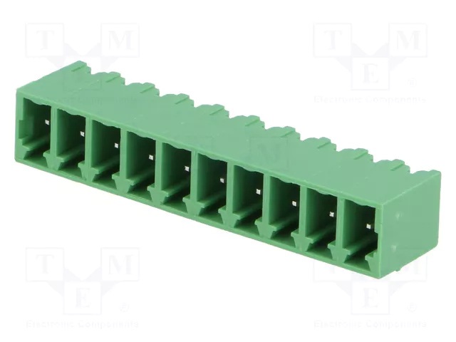 10-Pin Combicon Connector 3.81mm – Female, Straight, Model 15EDGKA-3.81-10P