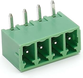 4PIN 3.81mm Male Right Angle Plug-in Terminal Block – 15EDGR-3.81-4P