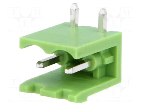 Opentype Connector XY2500R-C-5.08 – 2 Pin Open Type Right Angle Terminal Block Male ...