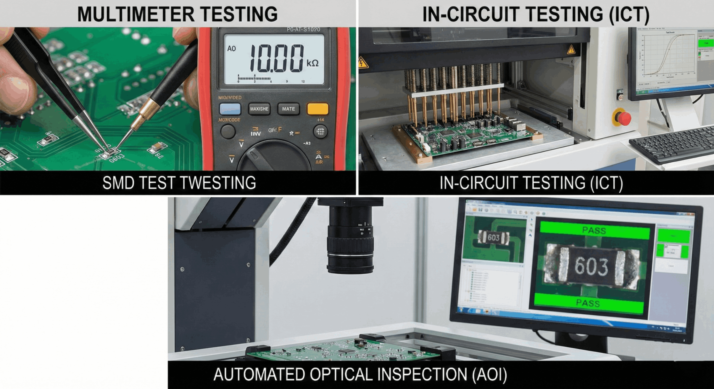 methods for testing SMD resistors