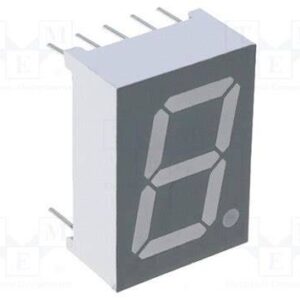 CKT 19D28874CEC5611 0.56" Common Cathode Red 7-Segment Display – Single Digit LED