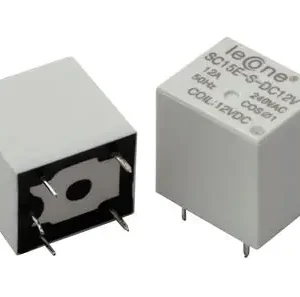 LEONE SC5-S-DC12V 12V 1C 7A White Relay – PCB Mount Type
